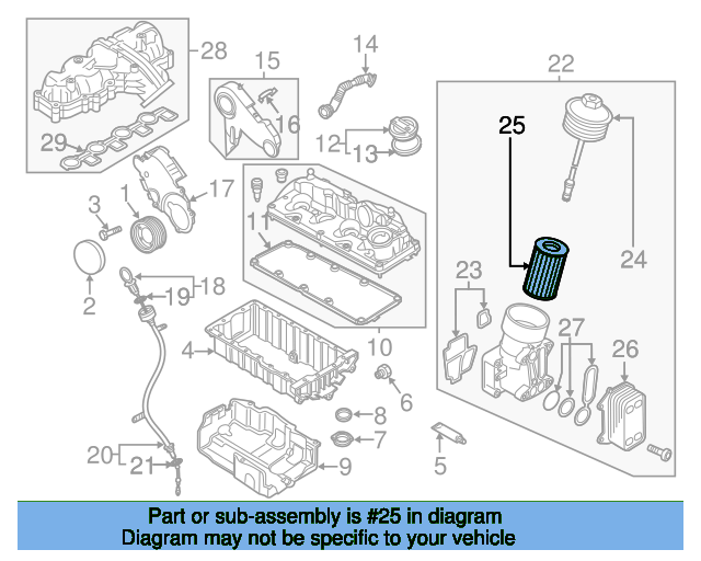 Oil Filter 03L115562