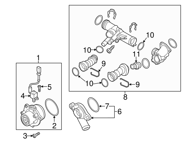 Water Pump 04L121011P