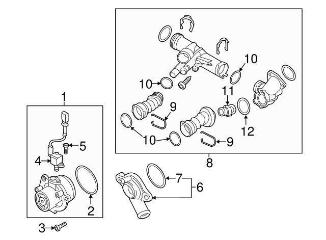 Water Pump 04L121011P