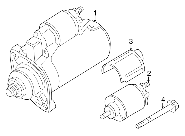 Starter Motor 058911023BX