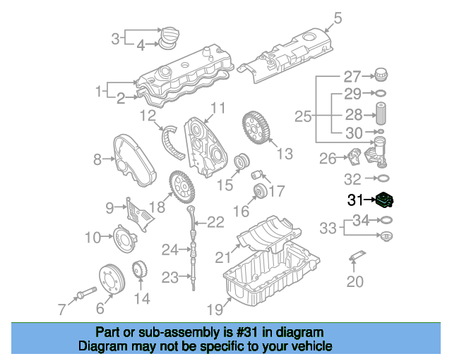 Oil Cooler 068117021B