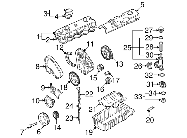 Oil Cooler 068117021B