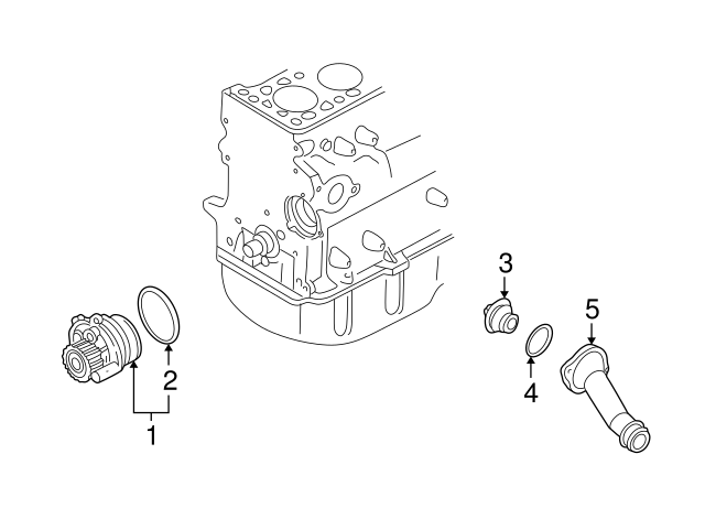 Water Pump 06A121012G