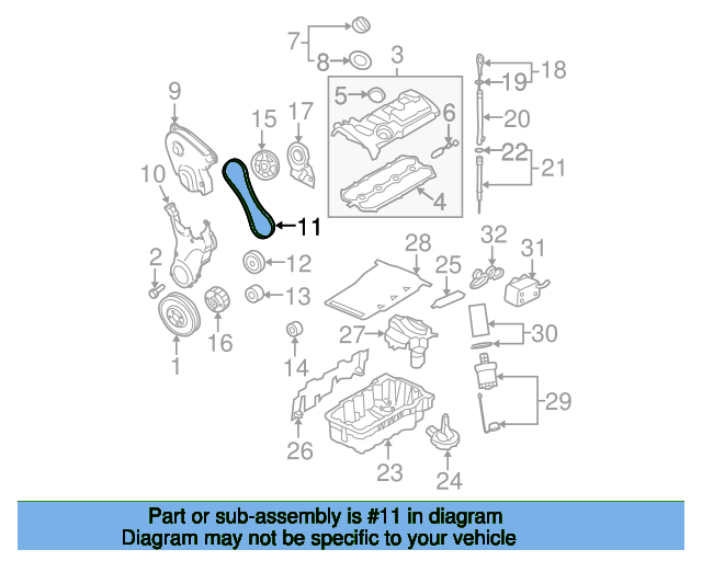 Timing Belt 06D109119B