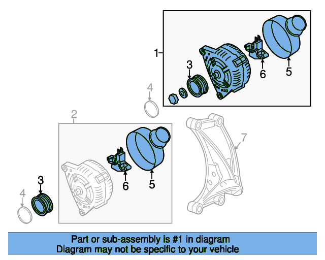 Alternator 06E903018S