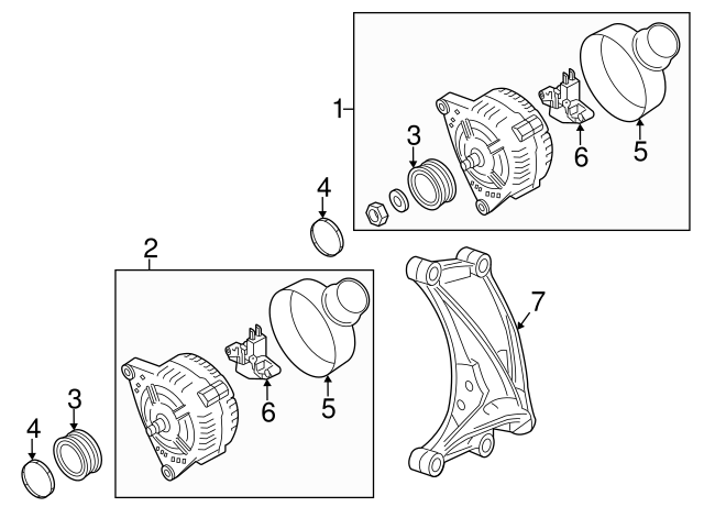 Alternator 06E903018S