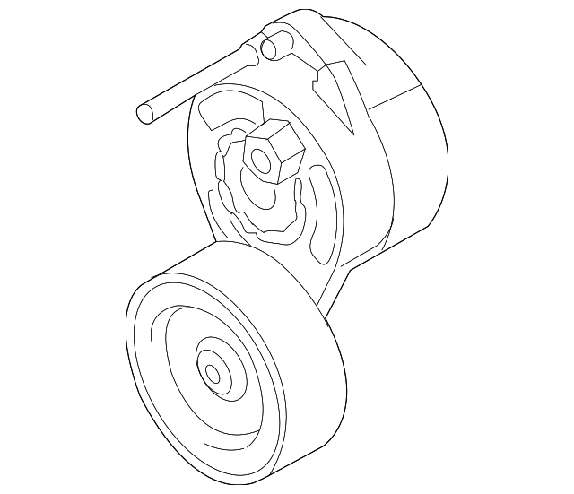 VAG V-BELT TENSIONER 06E903133AG