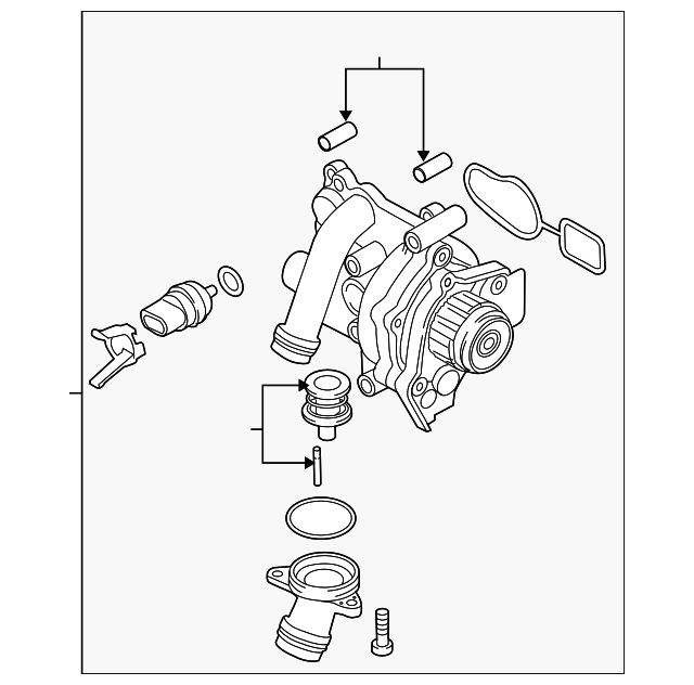 Water Pump 06H121026DR