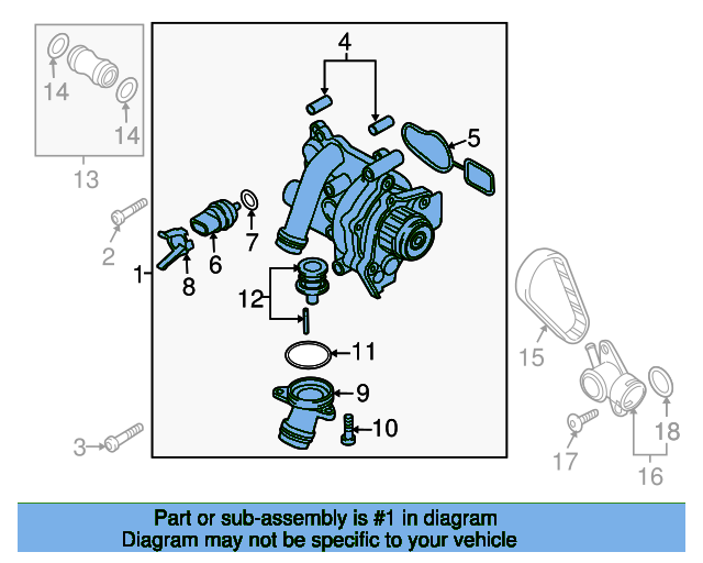 Water Pump 06H121026DR