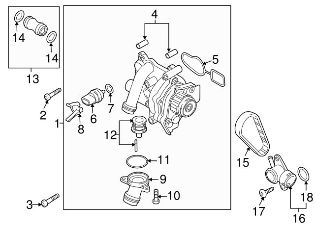 Water Pump 06H121026DR