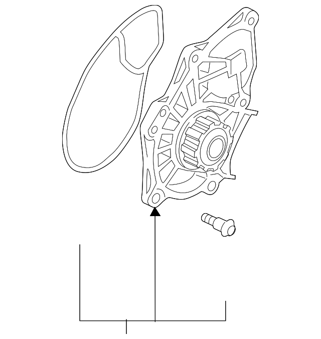 WASSERPUMP 06K121011D