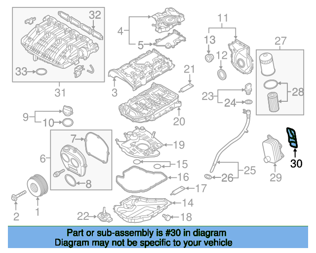 VAG GASKET 06L117070