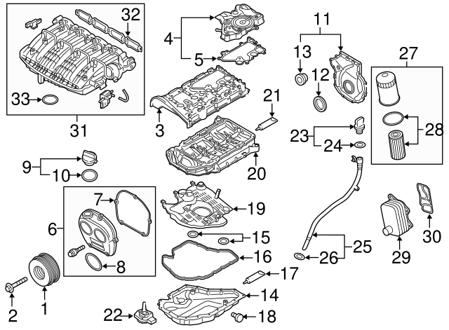 VAG GASKET 06L117070