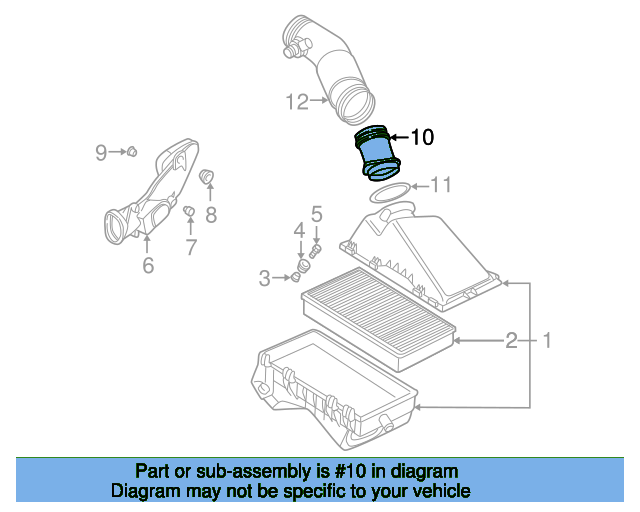 Mass Air Flow Sensor 071906461BX