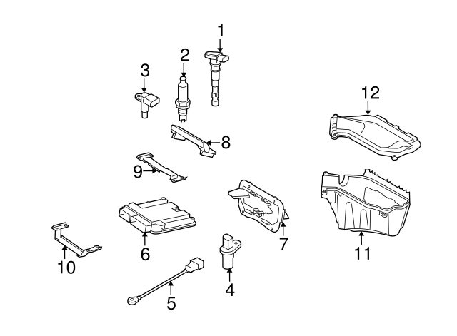 Sensor, camshaft position 07L905163C