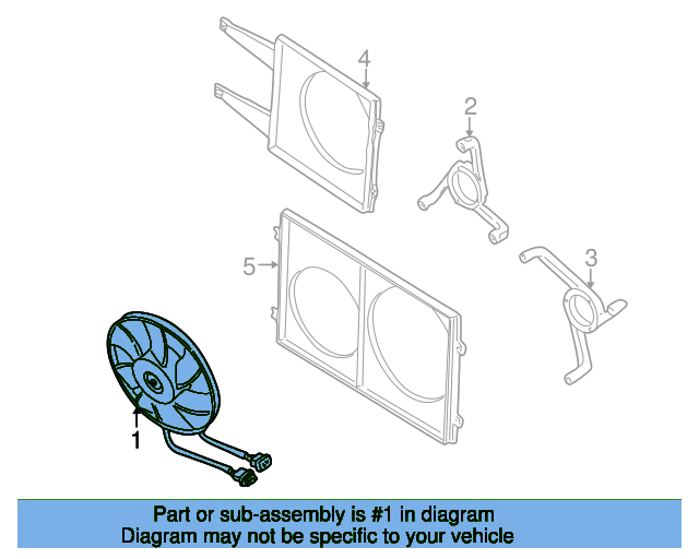 Fan Assembly 1C0959455C