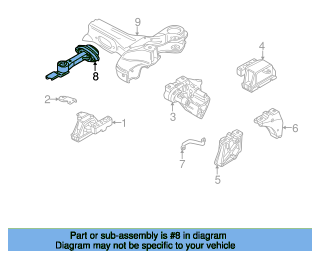 Engine Mounting 1J0199851R