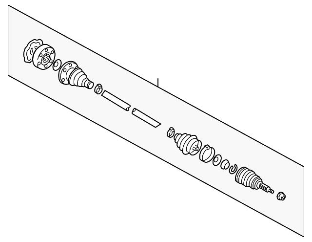 Drive Shaft 1J0407271Q