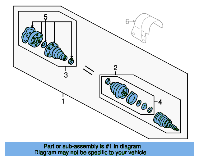 Drive Shaft 1J0407451HX