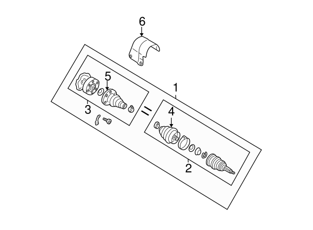 Drive Shaft 1J0407451PX