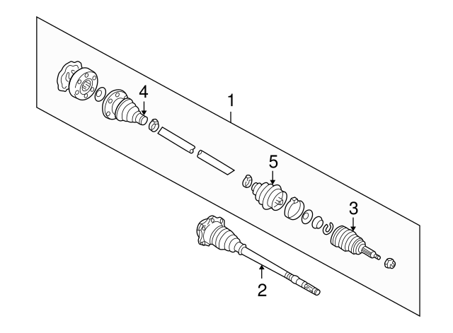 Drive Shaft 1J0407452DX