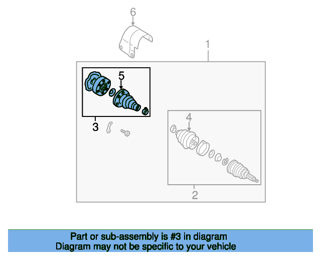 Joint 1J0498103A