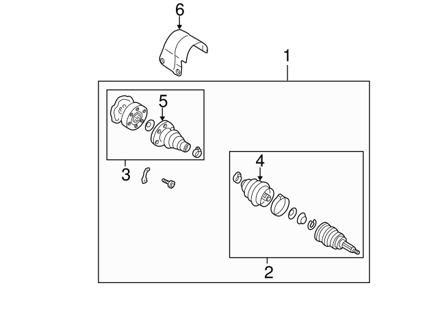 Joint 1J0498103A