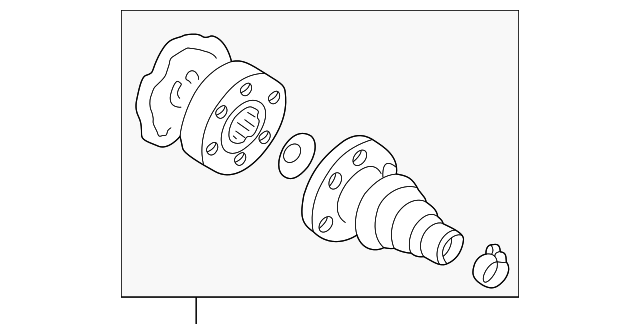 Joint 1J0498103AX