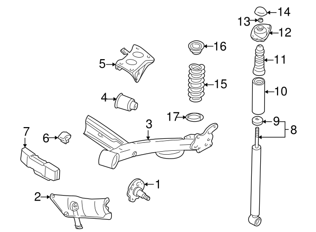 Shock Absorber 1J0513025BH