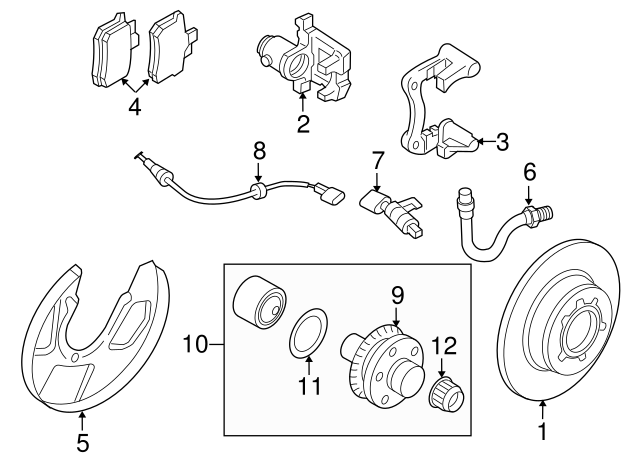 GEHAEUSE 1J0615423F