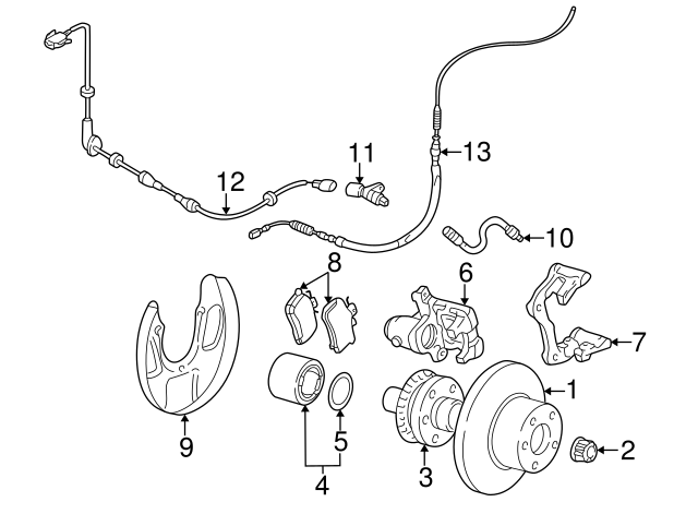 BREMSBELAG 1J0698451N