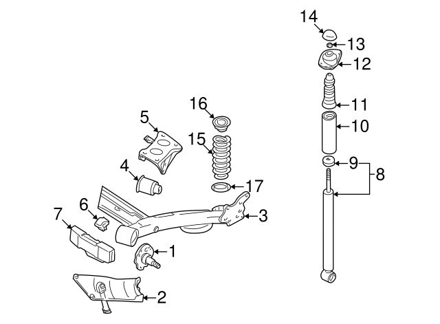 STOSSDAEMP 1J9513025E