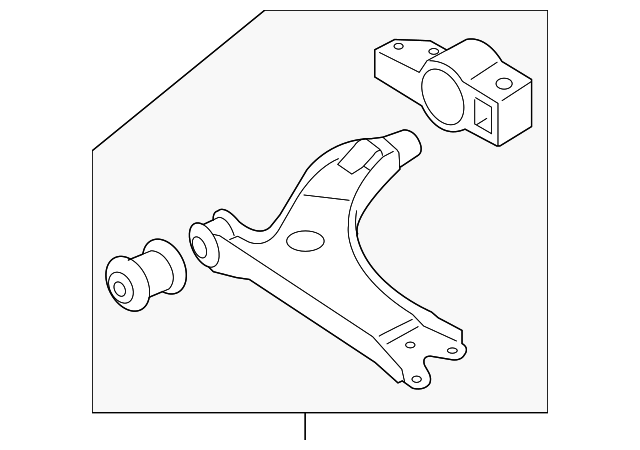 Lower Control Arm 1K0407151BD