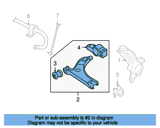 Lower Control Arm 1K0407151BD