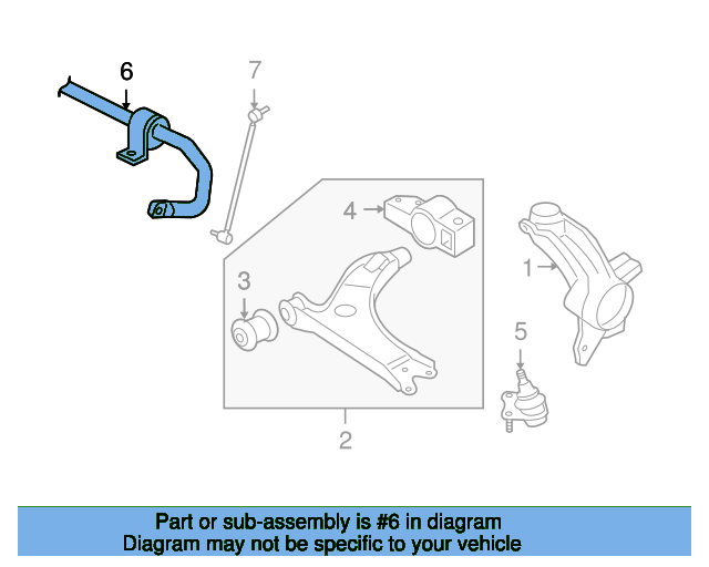 Stabilizer Bar 1K0411303BH