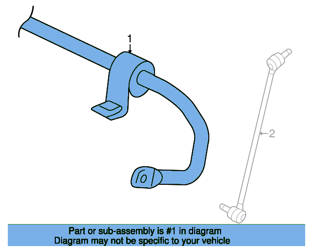 Stabilizer Bar 1K0411303BJ