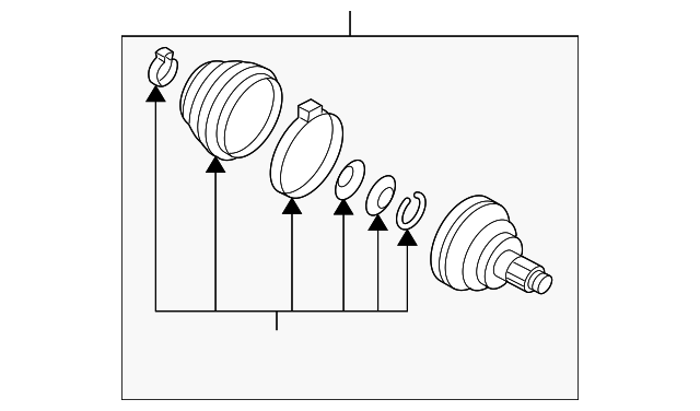 Outer Joint Assembly 1K0498099BX