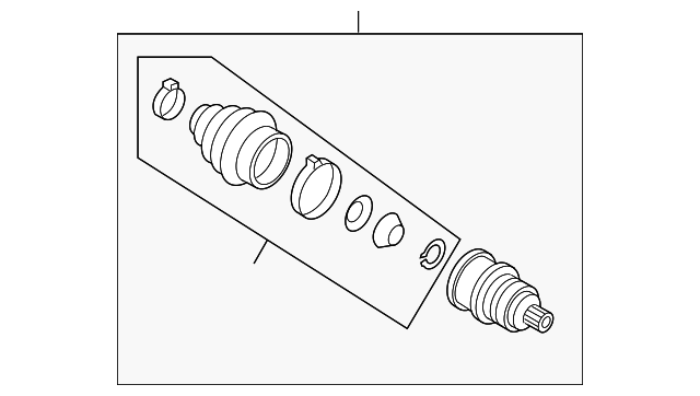 Wheelshaft 1K0498099E