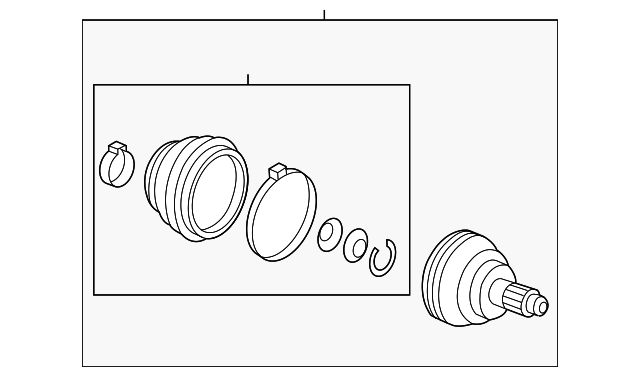 Wheelshaft 1K0498099H