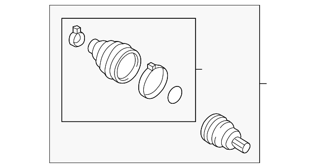 Outer Joint Assembly 1K0498099LX