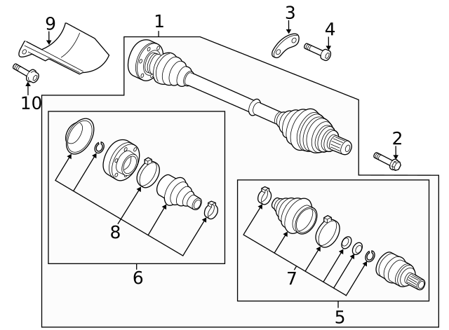 Joint 1K0498103M