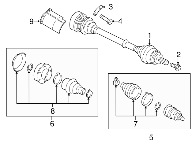 Joint 1K0498103N