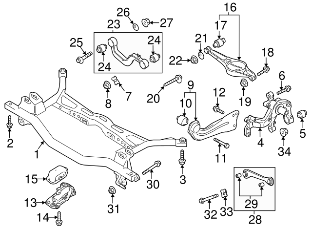 Trailing Arm Bushing 1K0505541D