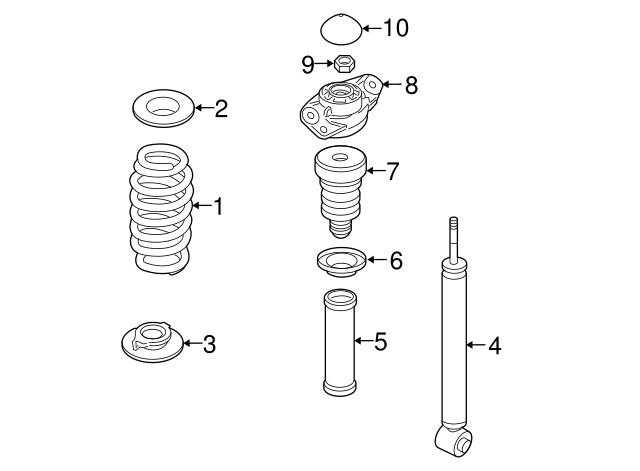 Shock Absorber 1K0513029FT