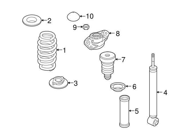 Shock Absorber 1K0513029NG