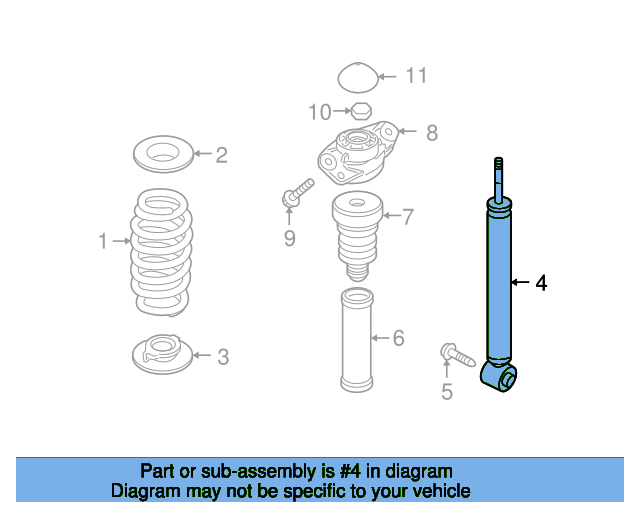 Shock Absorber 1Q0513029