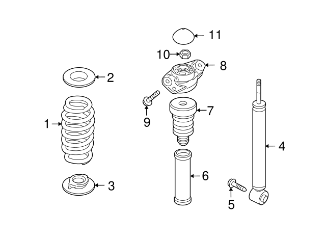 Shock Absorber 1Q0513029