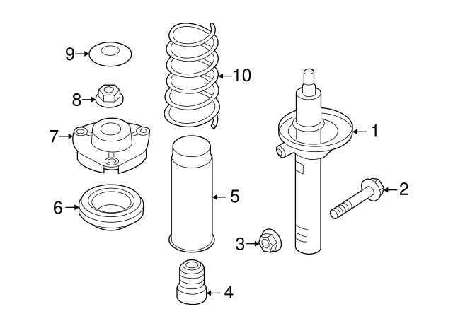 STOSSDAEMP 1T0413031CF