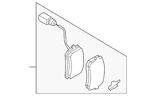 Disc Brake Pad Set 3AA698451A