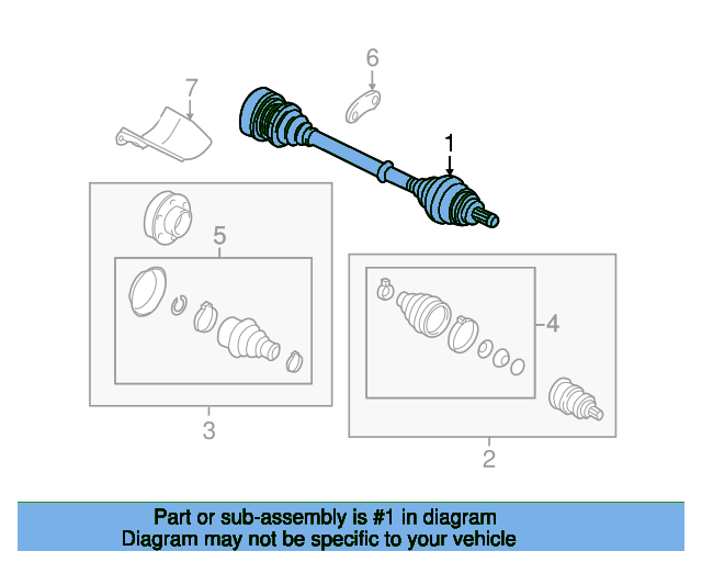 Axle Assembly 3AB407271